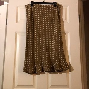 Banana Republic Silk Skirt Lined